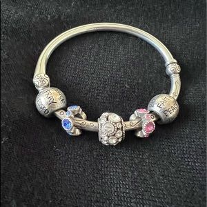 Brighton Charming Bangle with Charms/Beads